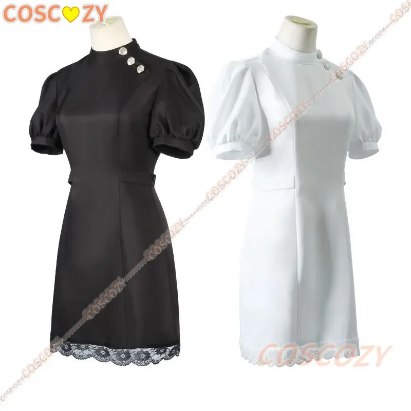 My dress-up Darling Marin kitgawa cosplay costume nurse uniform Kuroe Shizuku black white nurse dress set anime suit