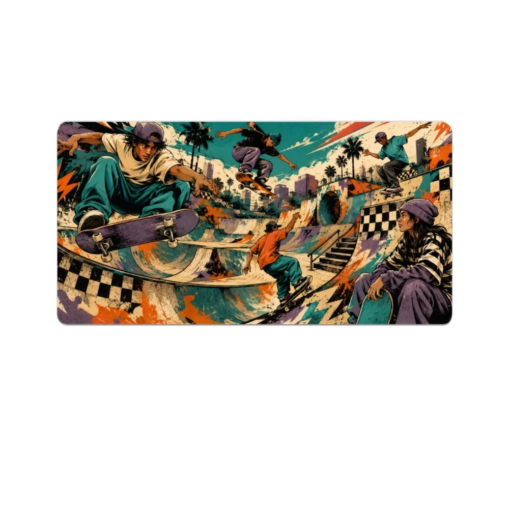 Coole tafelmat voor skateboard - Retro Gaming Xl recensie en prijs