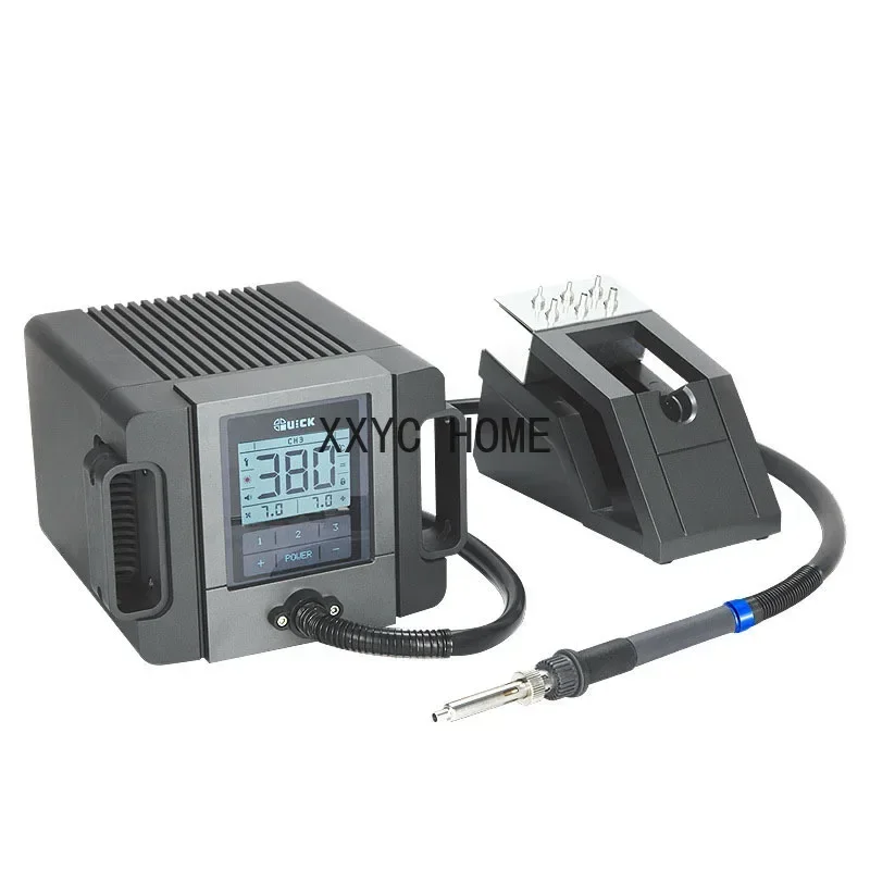 Quick TR1100 Touch Dormancy 200W Hot Air Gun Soldering Station for SMD Rework Station For Phone Miniature PCB Chip Repair tool