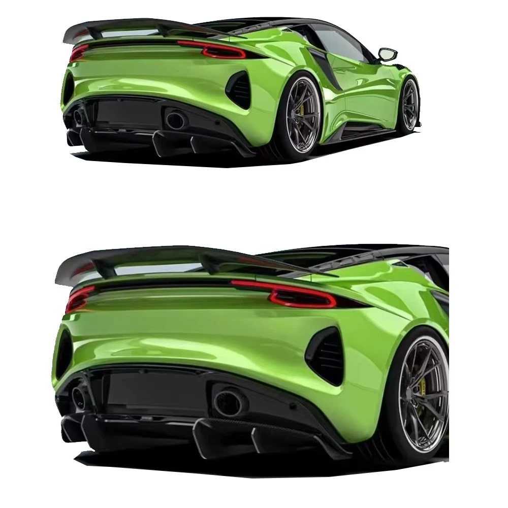 

Car Part Dry Carbon Fiber Rear Wing Spoiler Rear Trunk Spoiler Exterior Trim for Lotus Emira 2021+