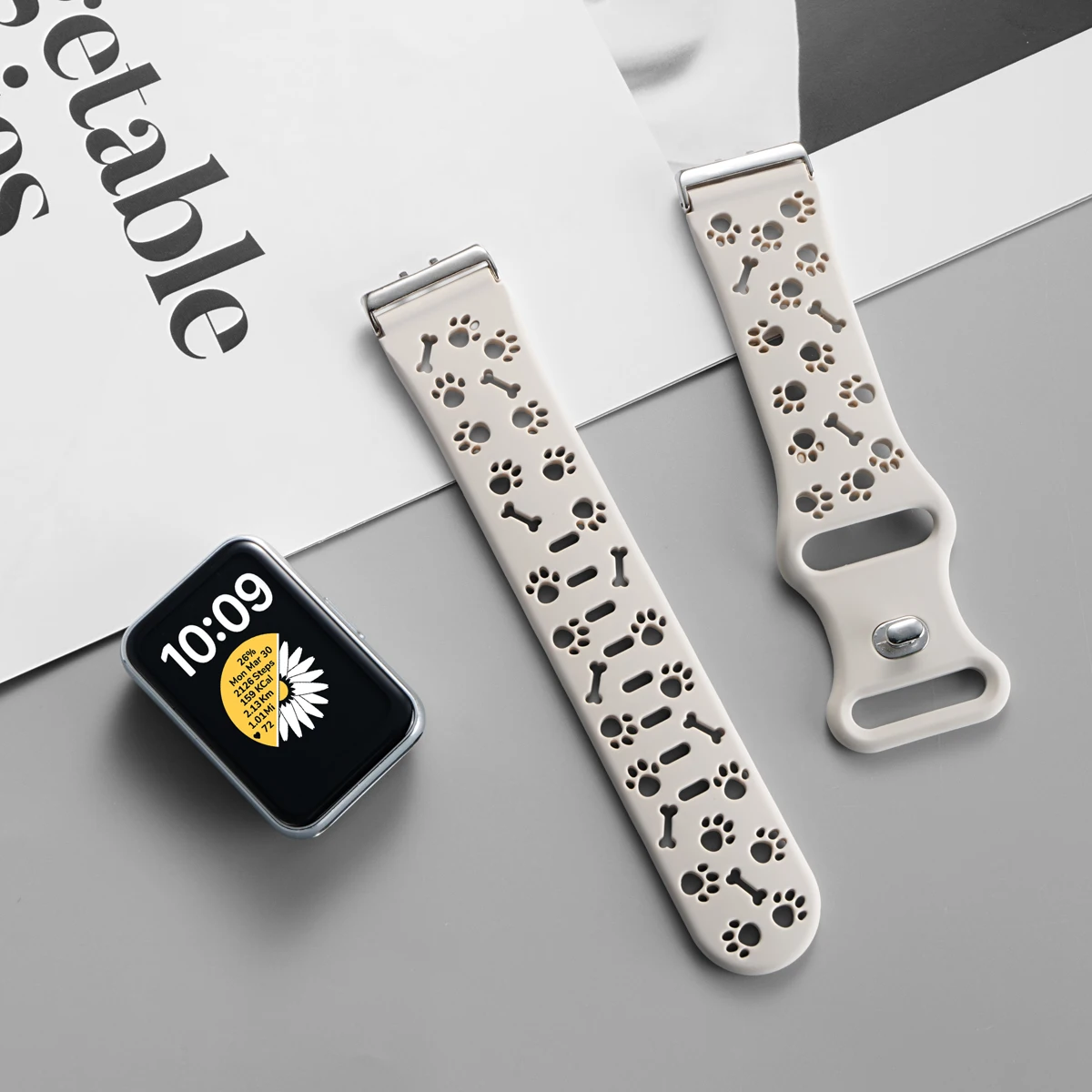 Pulseira de Silicone com Estam - Samsung Smartwatch Accessories avaliação e preço