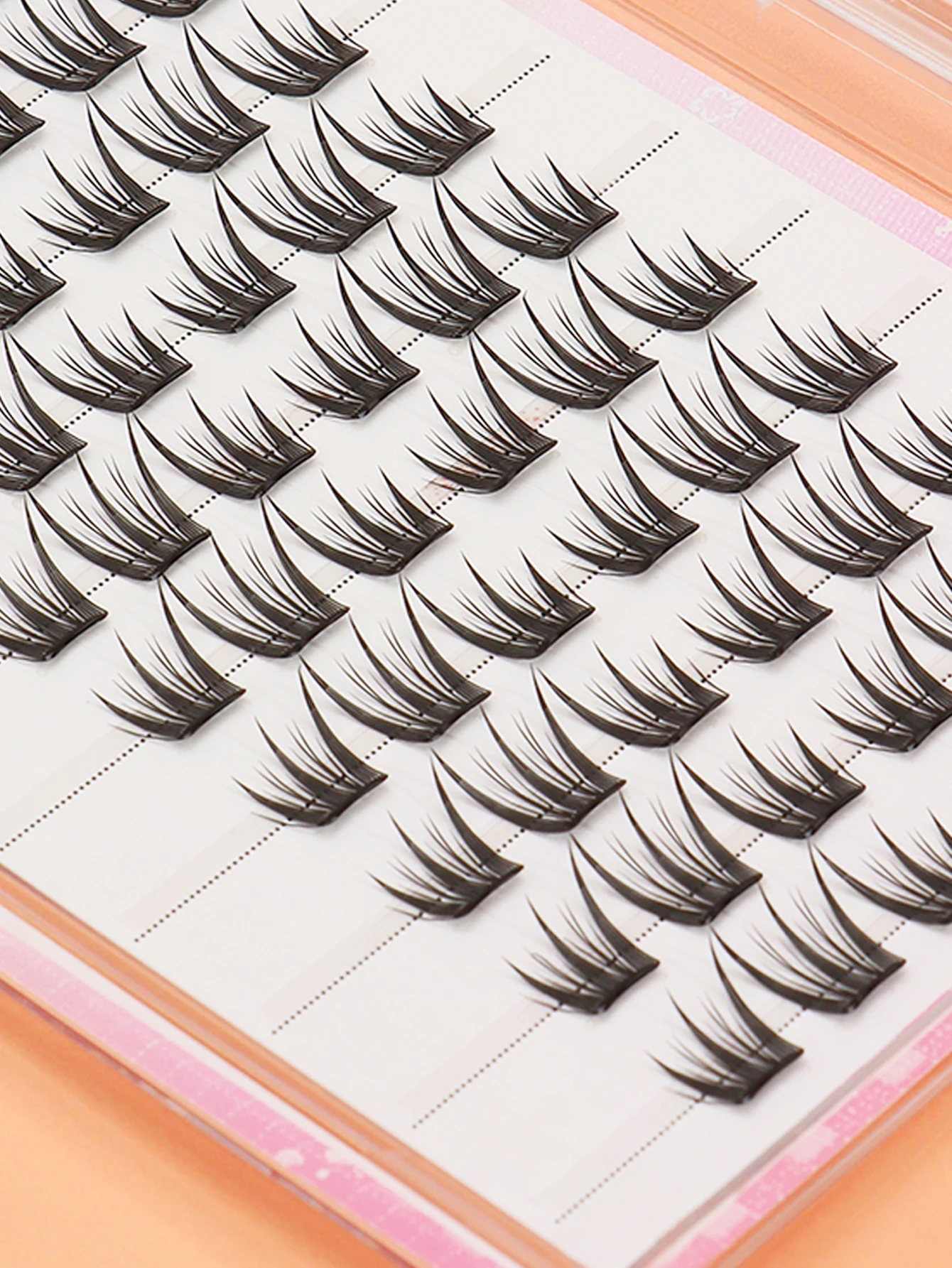 10 rows of natural female group love bean, fox eye, cat eye, no need for glue, convenient and reusable false eyelashes