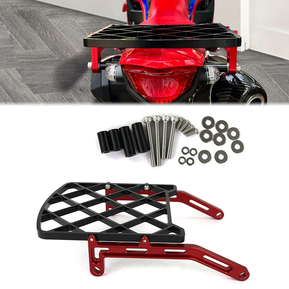 

Fit For HONDA CRF300L 2021-2025 CRF 300 L Rack Cargo Rack Carrier Mount Backrest Shelf Holder Motorcycle Luggage Holder Bracket
