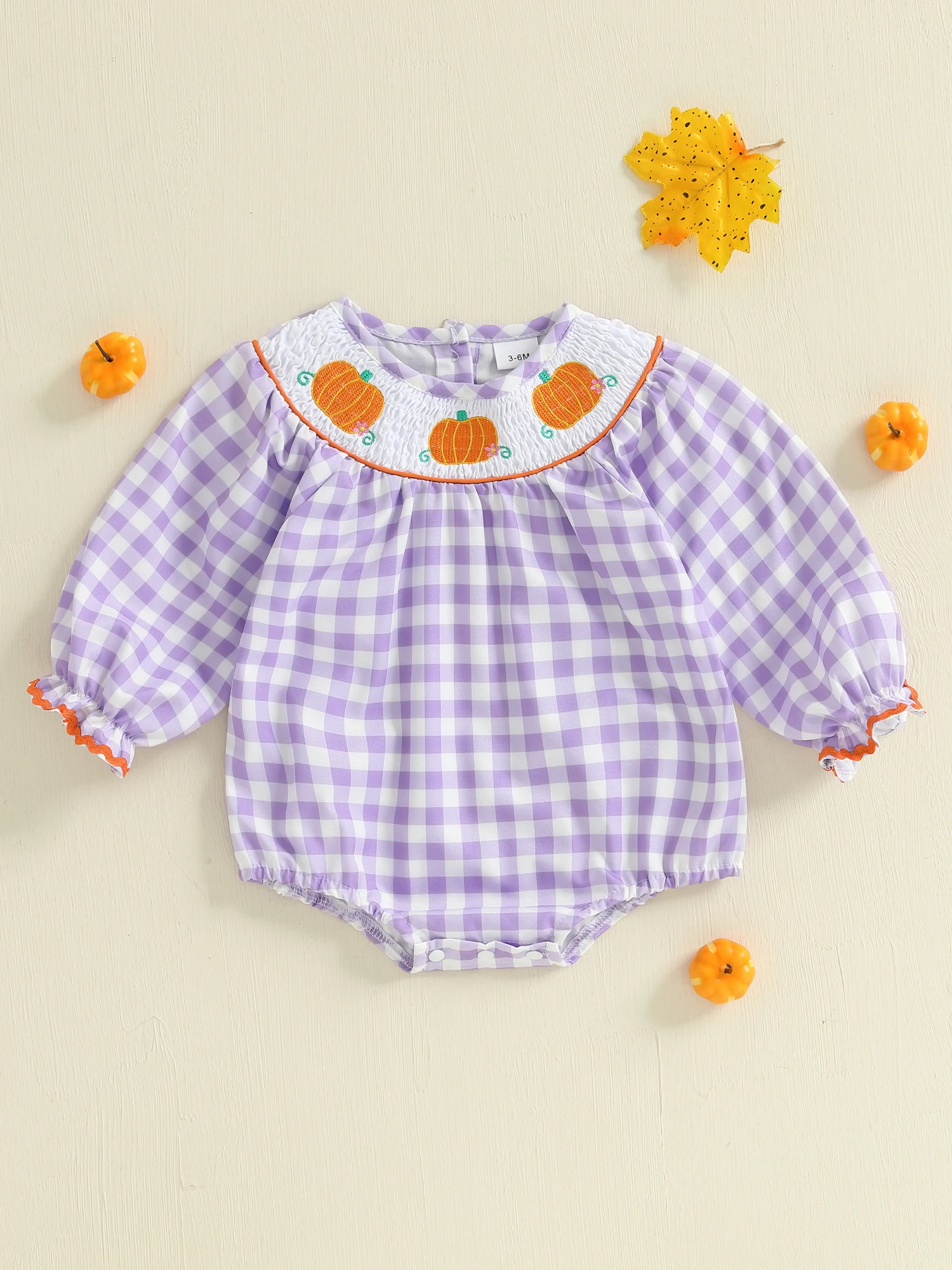 

Infant Girls Jumpsuit Adorable Long Sleeve Crew Neck Floral Embroidery Unicorn Toddler Christmas Outfit