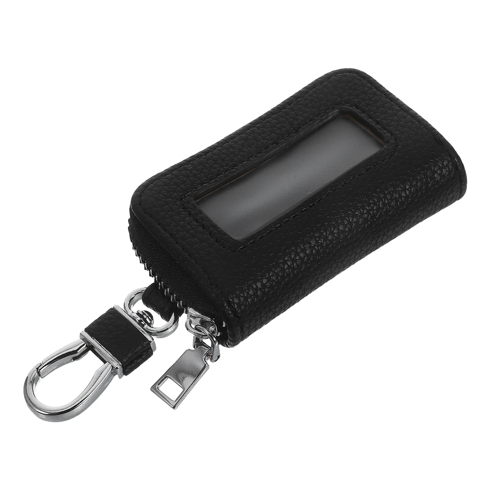

Car Key Bag Holder Protector Compact Case Vintage Design Universal Fit Metal Zipper Multifunctional Car Keys Pouch Accessories