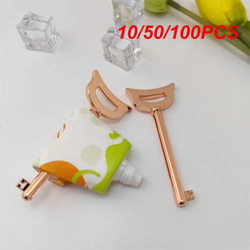 10/50/100PCS Zinc Alloy Portable Small Multicolor Bathroom Tools Toothpaste Squeezer Simple Creative Convenient