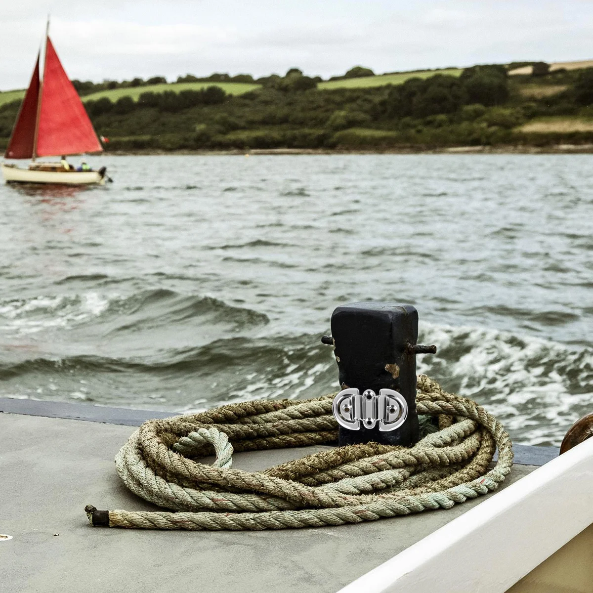 

1Pcs Stainless Steel D-Ring Yacht Binding -Shaped Buckle Polished Silver Corrosion Resistant Marine Hardware