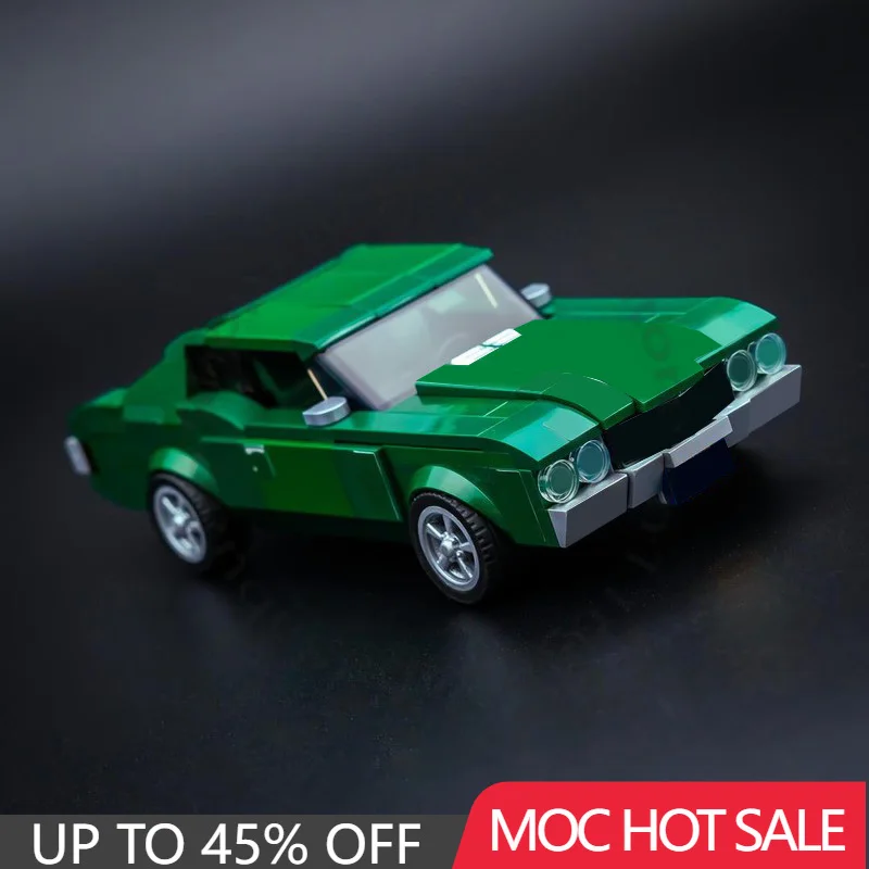 

372 шт. MOC настроить скорость гиперкар серии Chevelle SS суперкар гоночная модель строительный блок технология сборка DIY игрушка в подарок