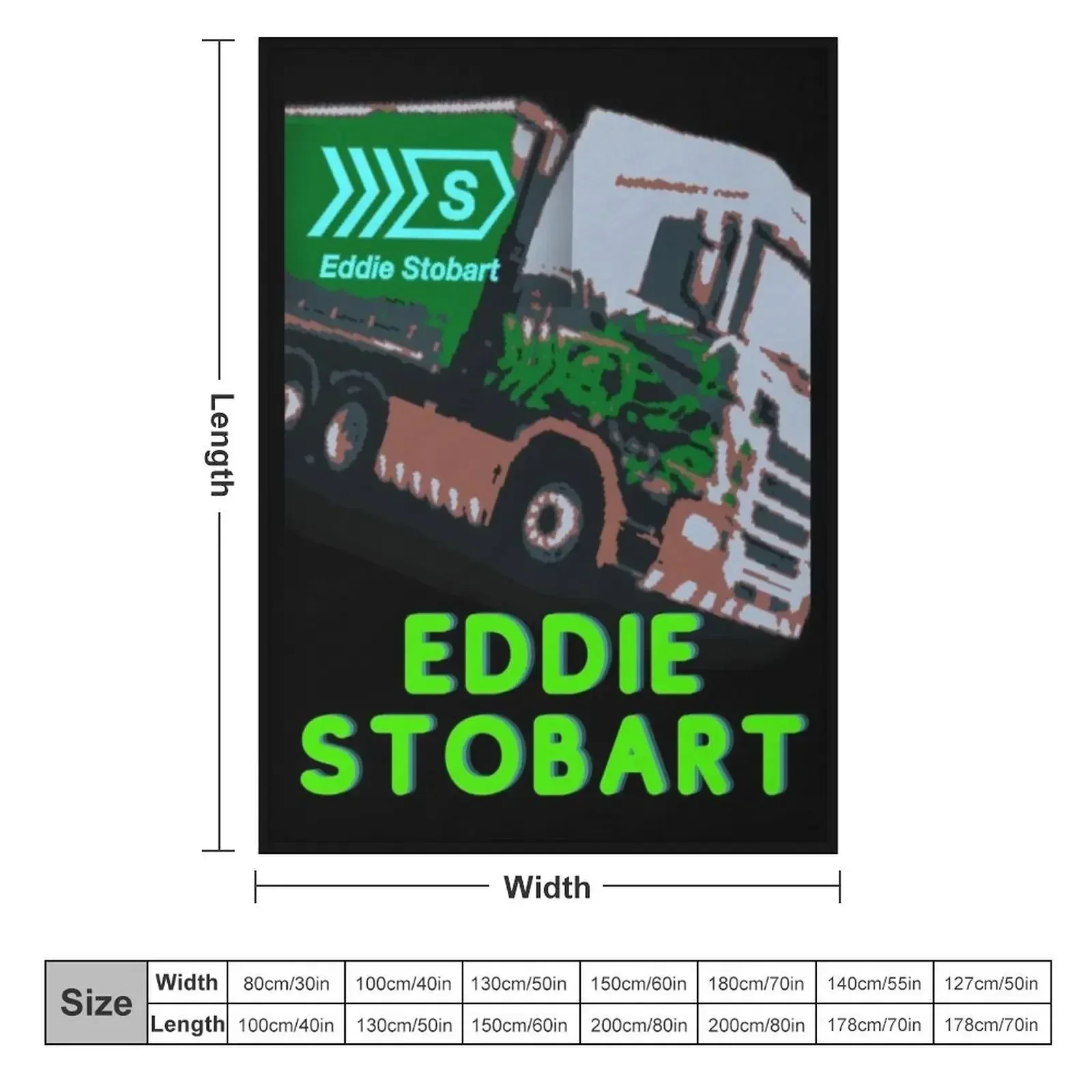 Eddie Stobart Art Throw Blanket