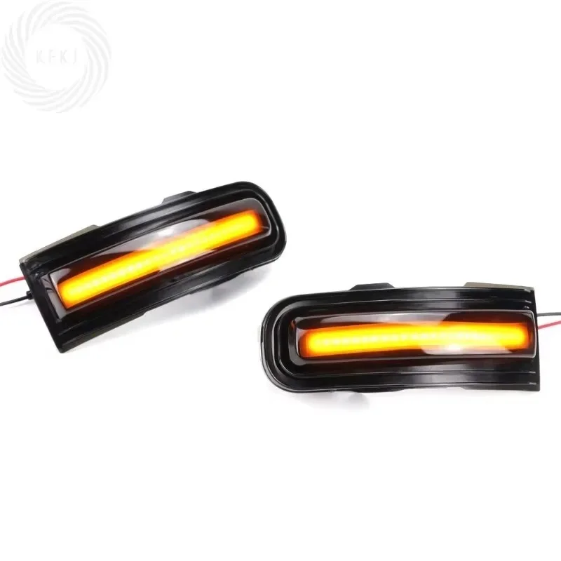

Poer A pair of LED dynamic turn signal side mirror flashing arrow indicator lights suitable for Jeep 2015-2022