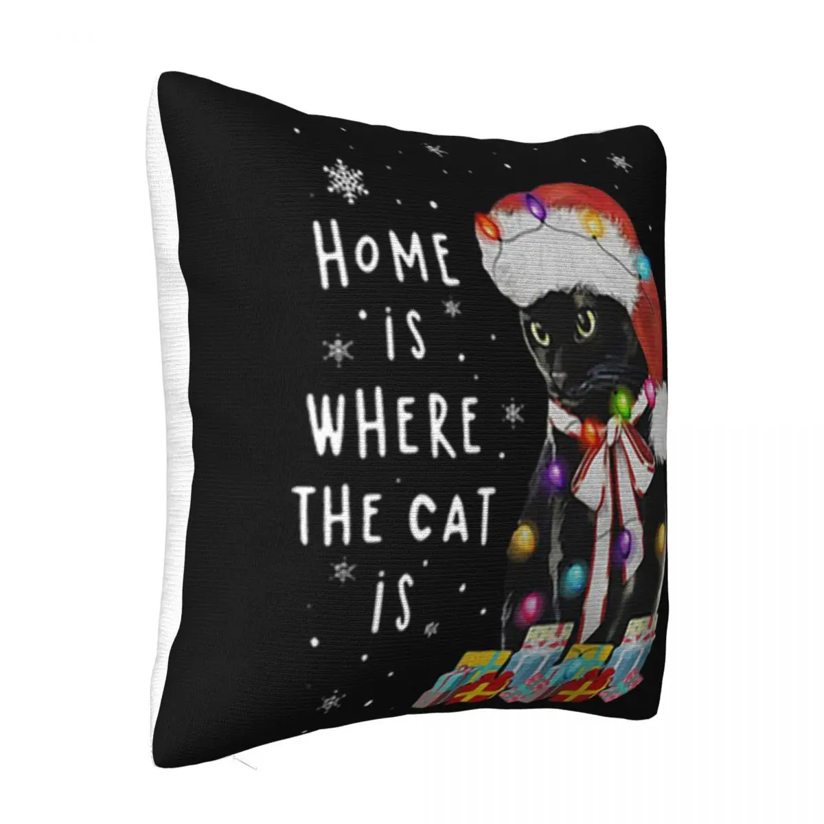 Home Is Where The Cat Is Salem Saberhagen Christmas Boy Famous Cheap Price Interested Kawaii Pillow Case