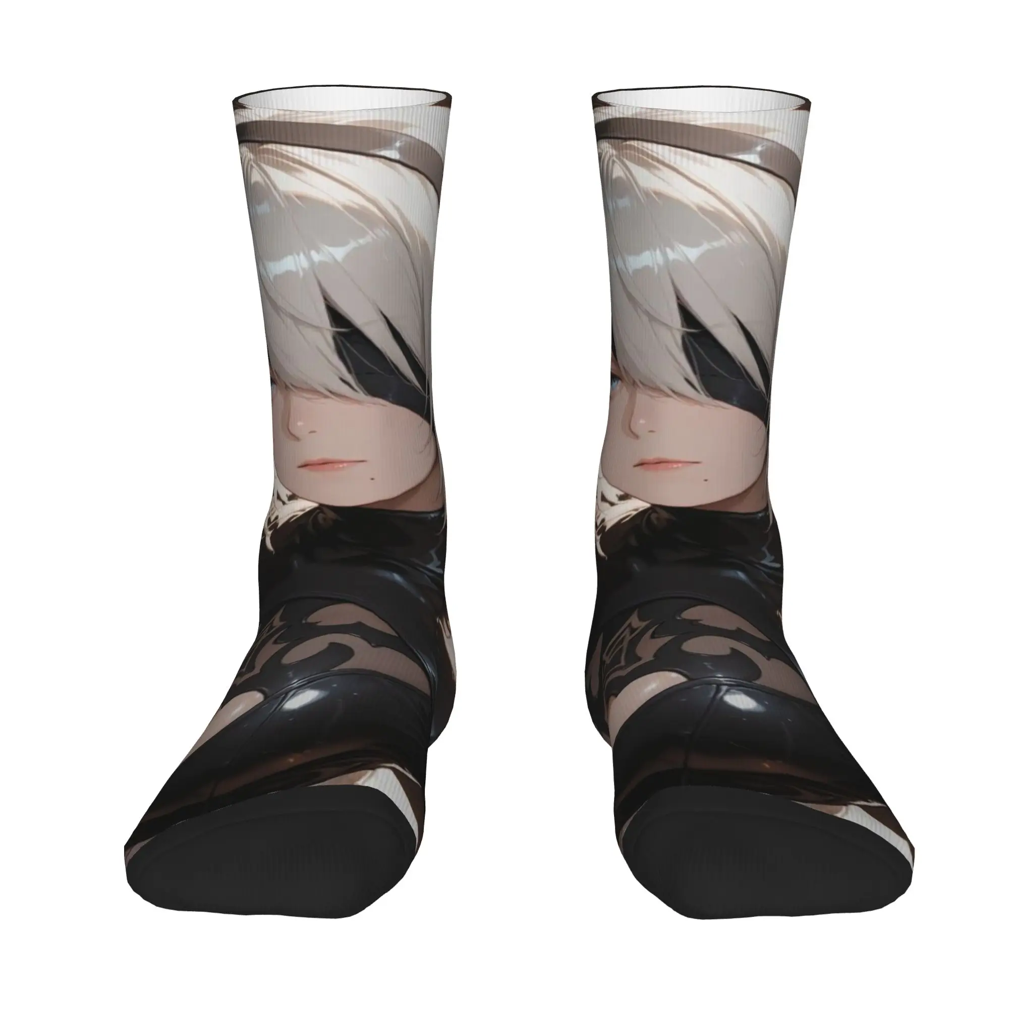 Nier Automatas  Stockings Men  Socks High Quality Casual Socks Winter Outdoor Non Slip Custom Socks Gift