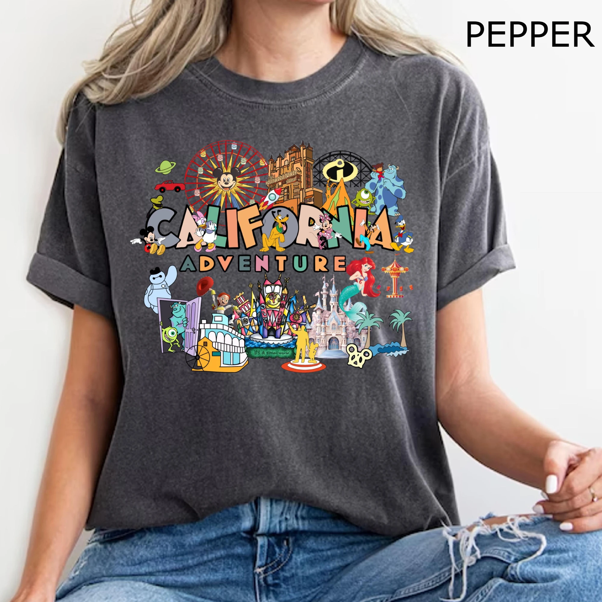 قمصان كاليفورنيا Adventure Park، قمصان كاليفورنيا ديزني لاند، قمصان ديزني، قمصان جولة ديزني لاند، قمصان ديزني لاند