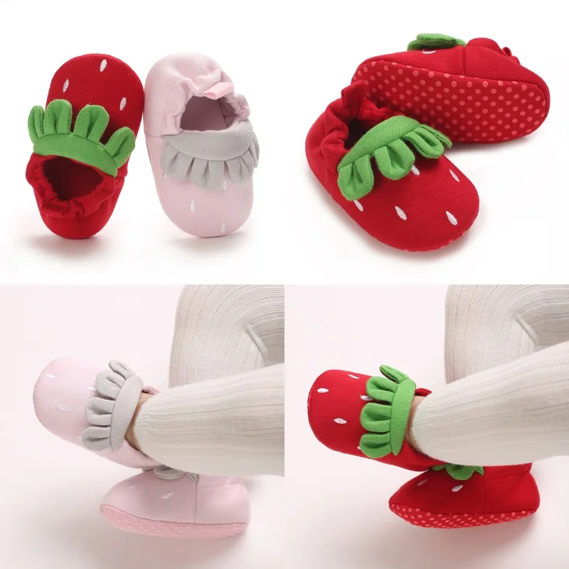 

0-18M Newborn Baby Spring and Autumn New Cute Cartoon Shoes Floor Shoes Baby Walking Socks Anti slip Children's Floor Socks Fema