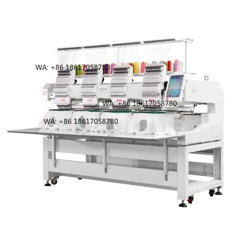 Four Heads Embroidery Computer Machine Computer Controlled Embroidery Machines for Hat T-shirt