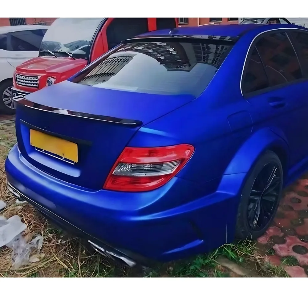 

For Mercedes Benz W204 C Class 4 Door 2008-2014 C180 C200 C220 C260 C300 Rear Trunk Lid Spoiler Wings Car Tuning Accessory
