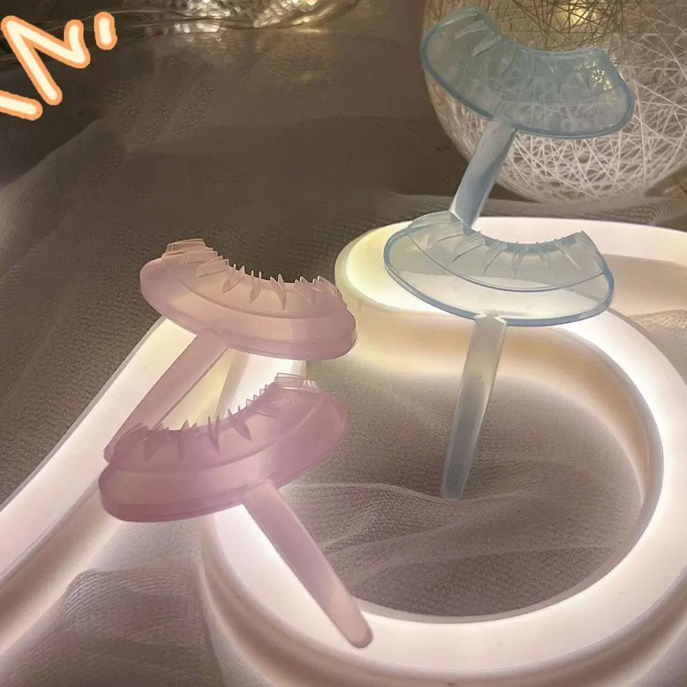 Eyelash Extension Stamps para iniciantes, Eyelash Seal, DIY Silicone Makeup Tool, Conveniente, Simulação Natural, Mascara Stick, W5O0