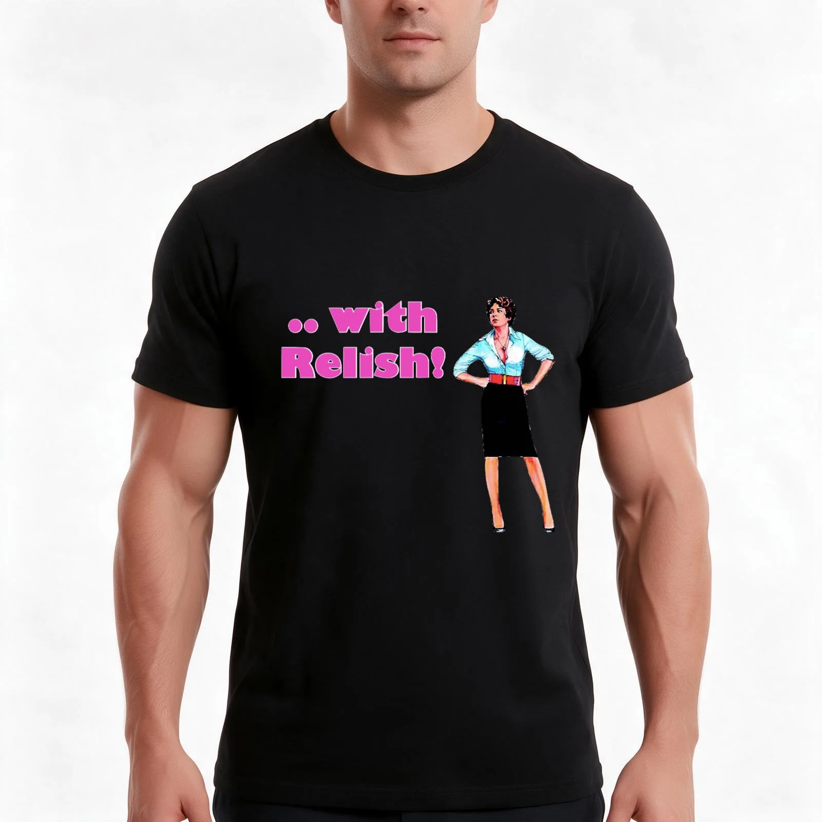RIZZO GREASE WITH RELISH STOCKARD CHANNING T-Shirt, Summer Casual Cotton Tee, Oversized Streetwear Tops, Vintage Graphic Print