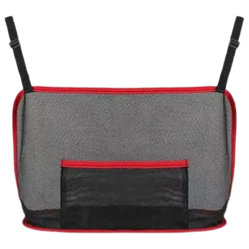 Araba koltukları arasında Net cep çanta örgü tutucu ön koltuklar arasında otomotiv aksesuarları güvenli bariyer büyük kapasiteli arabalar uyar