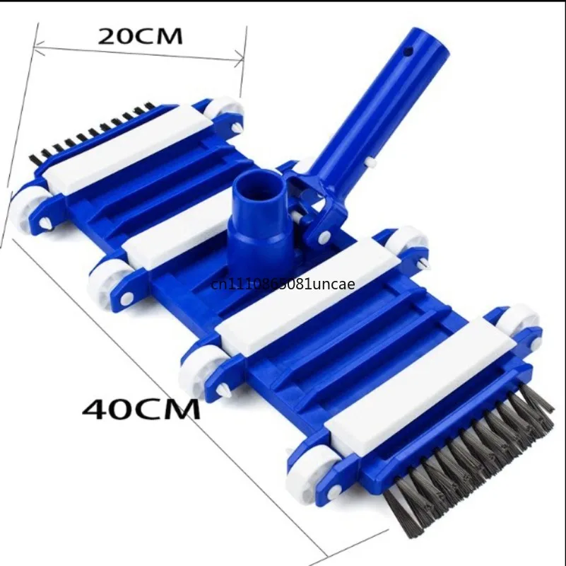 14-Inch Pool Vacuum Head with Brush, Suction Tray Swimming Pool Cleaning Tool for Pool Cleaner