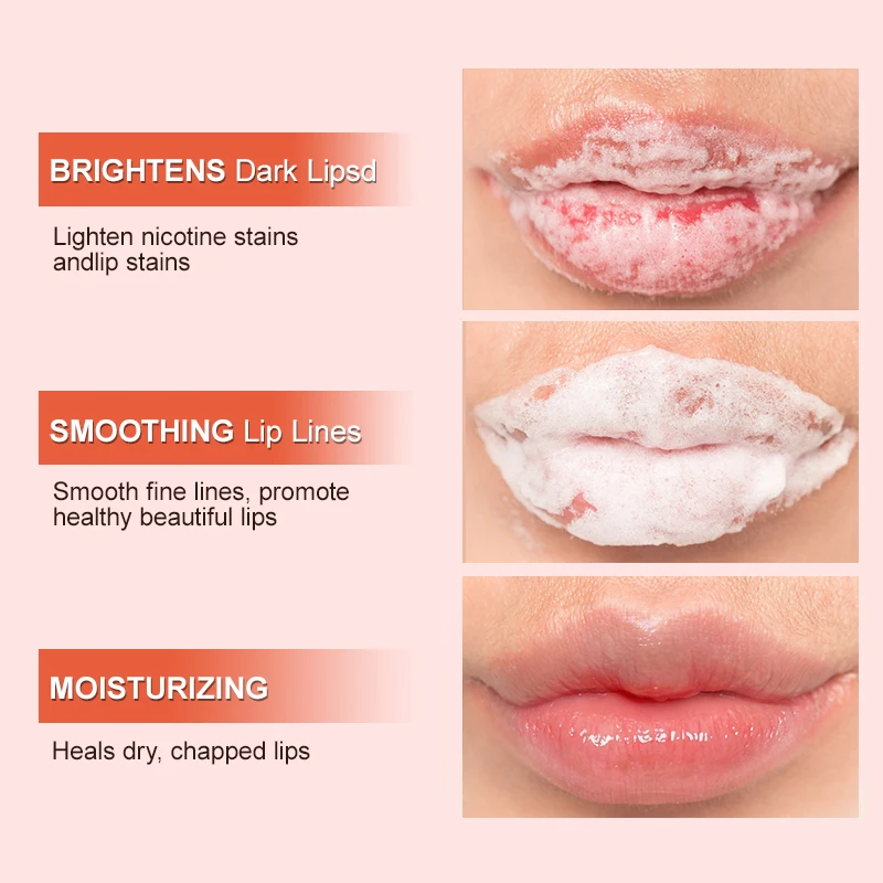 Bubble Lip Mask Exfoliation Skin Lip Care Moisturize Hydration Repair Cracks Remove Makeup Masks Lighten Dark Lips Products 2023