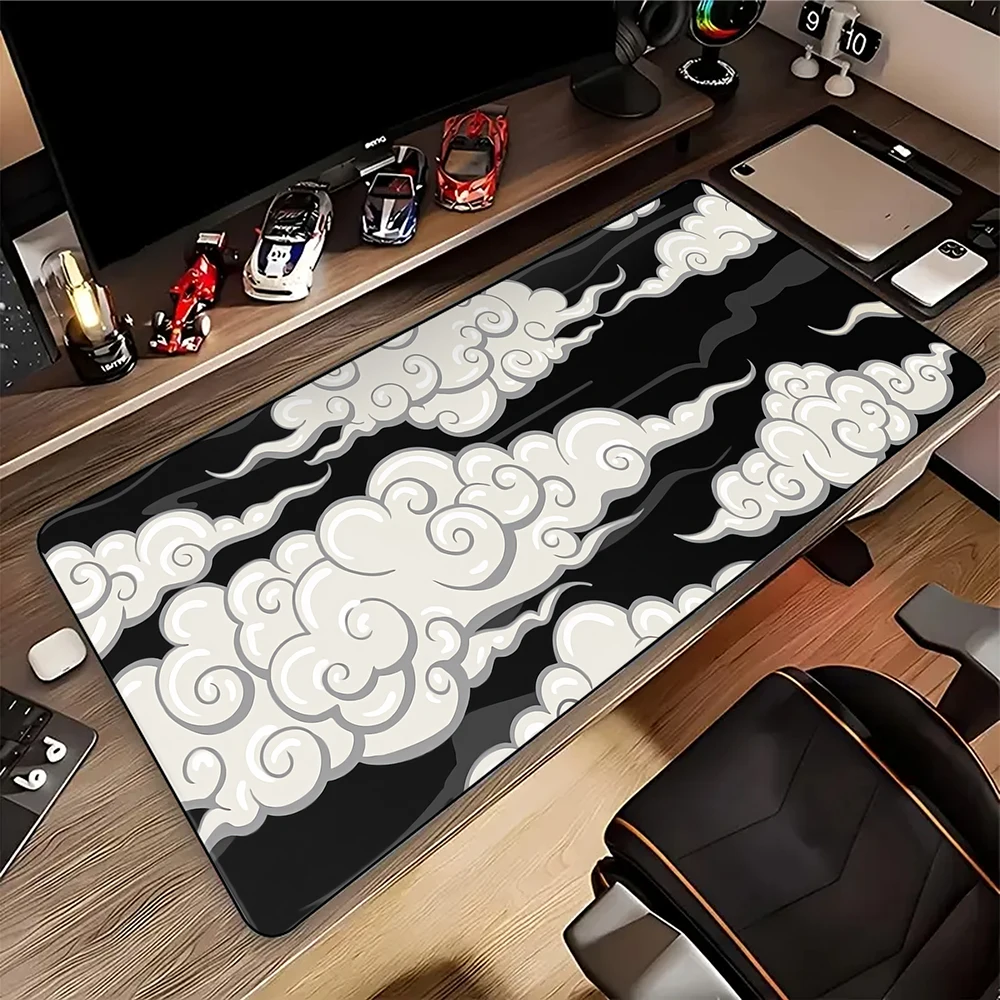 

900x400mm overlock mouse pad xxl Desktop keyboard desk mat Art Black And White Line gaming mouse pad Computer accessories