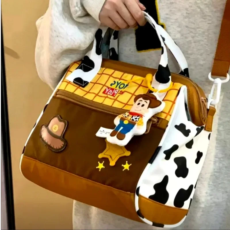 Nuovo arrivato Disney Cartoon Toy Story Woody Cosplay Bag Shopping all\'aperto grande capacità Buzz Lightyear Handbag Cartoon Bag Gifts