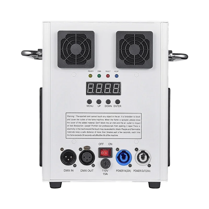 Topflashstar Wireless Cold Spark Machine DMX Remote Control Electric Cold Sparkler Machine Good Safety Performance