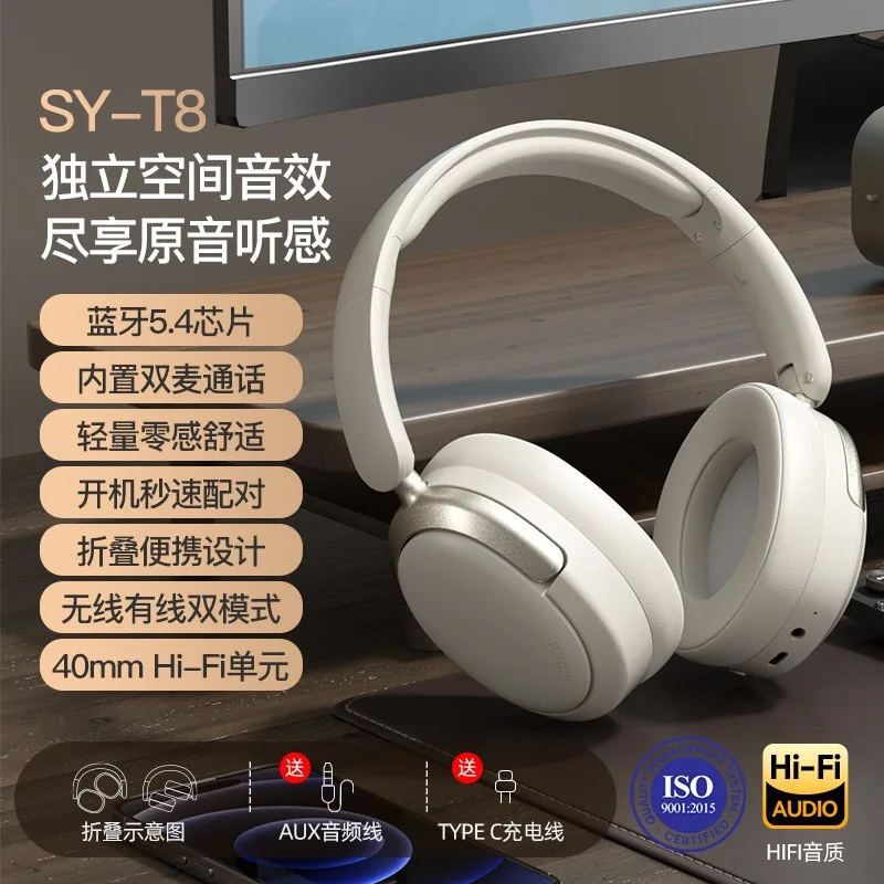 

New high-quality Bluetooth headset long battery life private mode noise reduction wireless brand headset wholesale