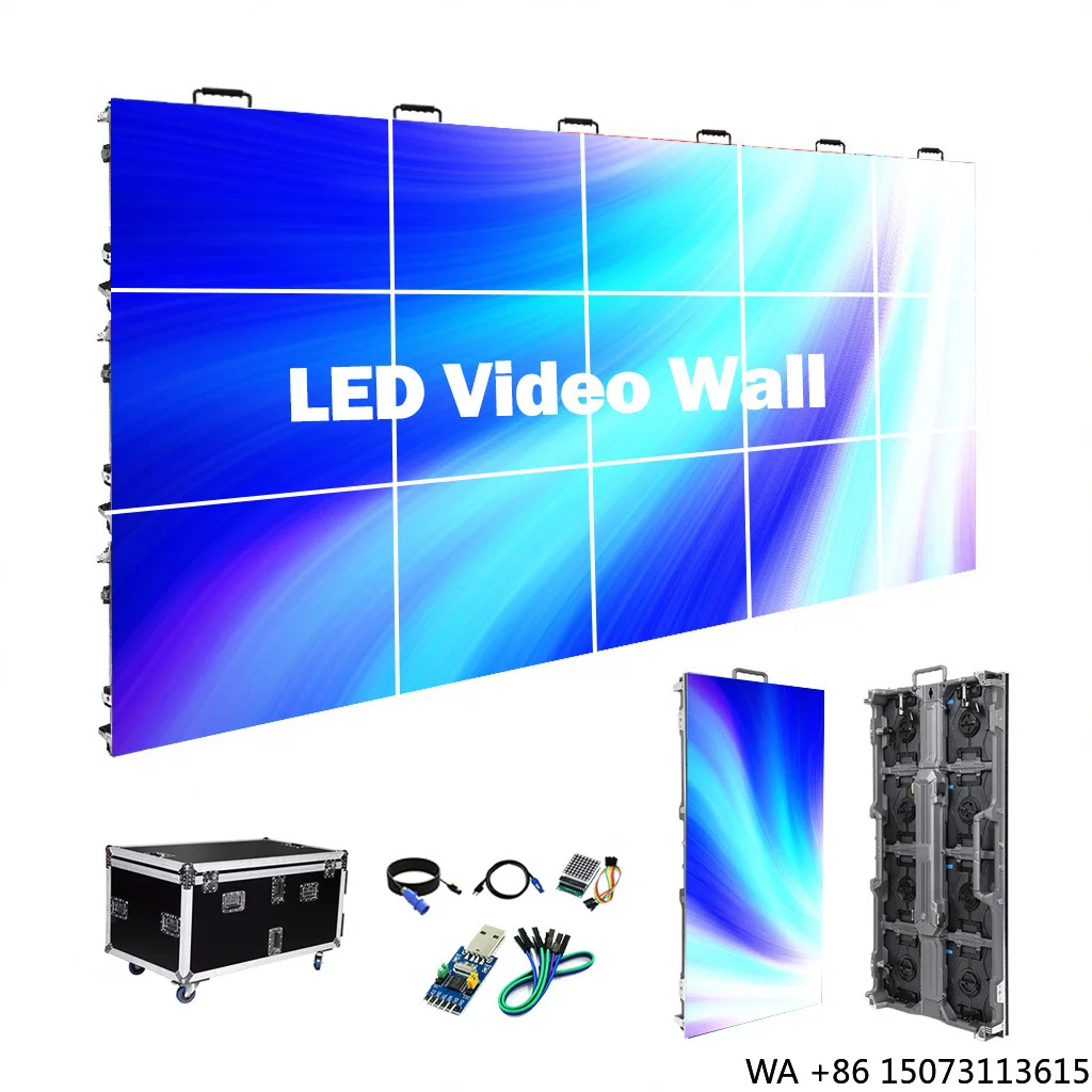 

Бесшовный светодиодный экран 500x500 мм P2.6/P2.9/P3.91/P4.81 для аренды, для гигантских сценических фонов