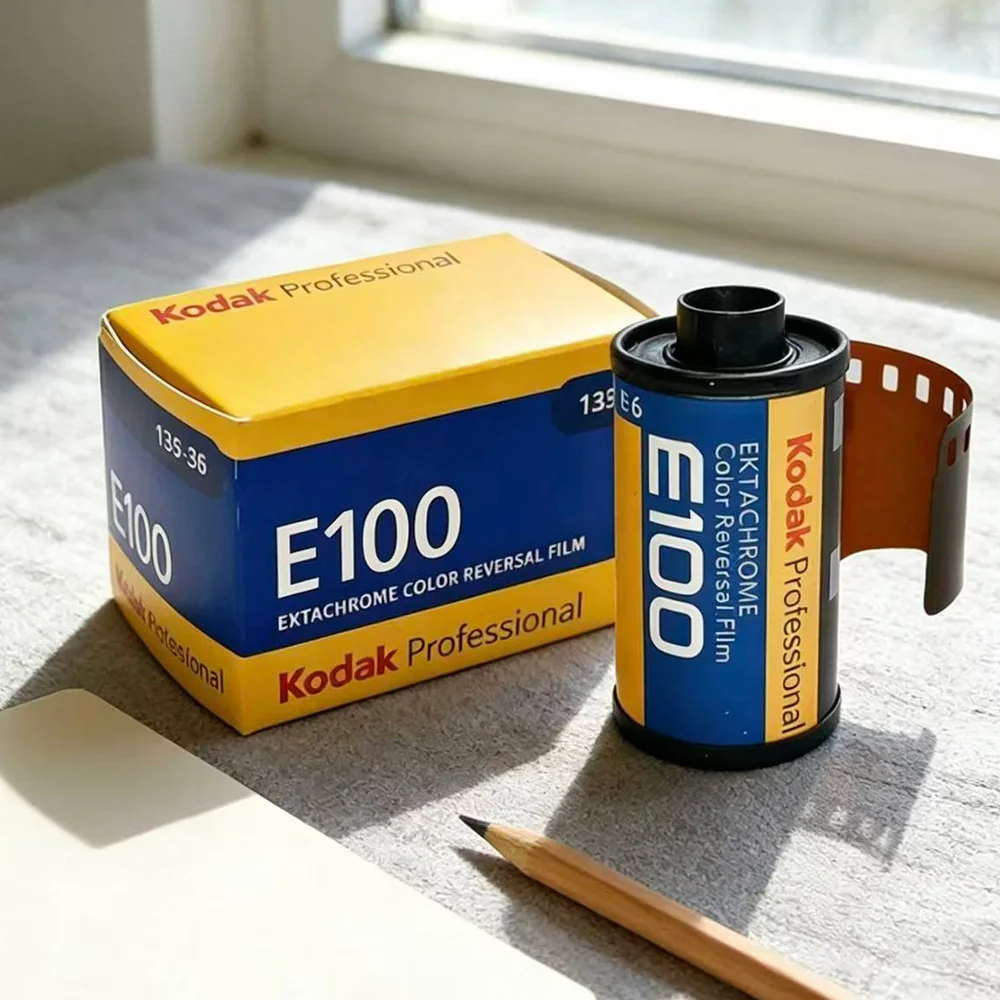 Classic 135 Color Reversal Film Kodak E100 EKTACHROME Positive Film For 135 Film Cameras (Expiration date: September 2027)