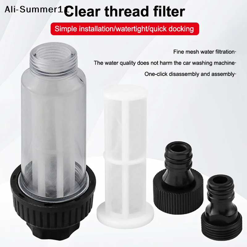 【A6L】Hochdruckreiniger-Wasserfilter für K2 K3 K4 K5 K6 K7 G3/4'' 175psi Wasserfilter Auto-Hochdruckreiniger-Zubehör