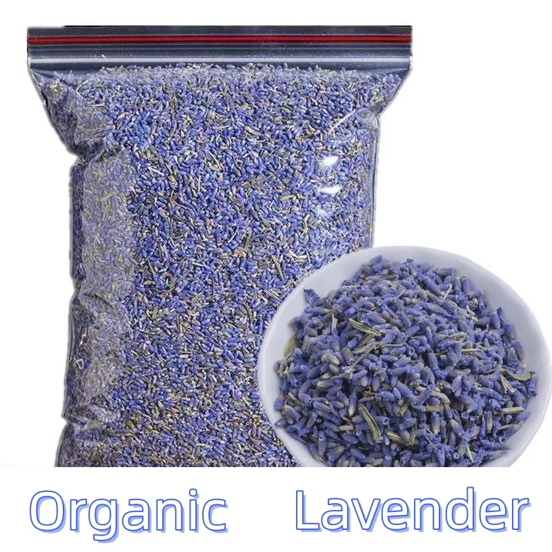 Flores secas a granel de lavanda Natural, 100% de alta calidad, usadas para el baño, velas de incienso, fabricación de bolsitas