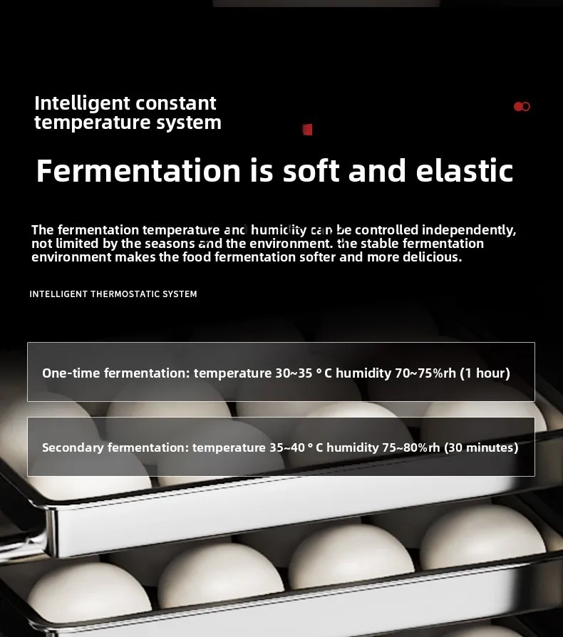 TQH-caja de fermentación comercial para hornear, bollos de fideos de dibujos animados, pan al vapor, máquina de fermentación de Pizza, acero inoxidable