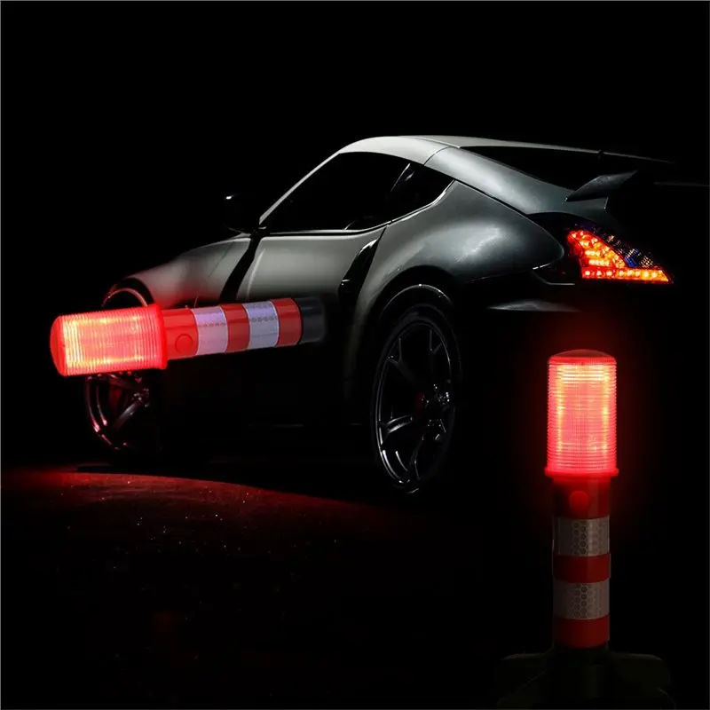 FAST-Emergency Roadside Flares 2Pcs Magnetic Flashlight Warning Light Safety Strobe Light