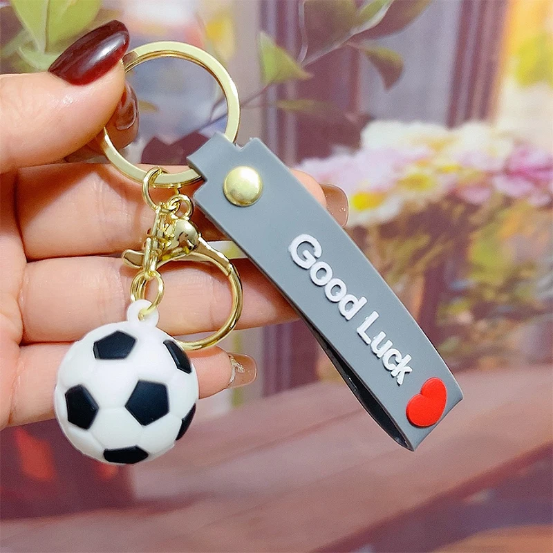 Soccer Keyring Keychain for Bags Basketball Gifts Keychains Car Cute Personalized Party Football Treat Wedding Guests Birthday