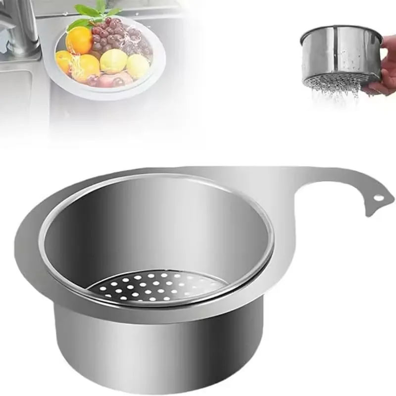 

1-10 шт. лебедь корзина для фильтра для раковины из нержавеющей стали подвесной фильтр для кухонного крана для утилизации отходов дренажная корзина