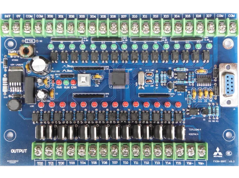 Industrial Control Board for FX2N-30MT Enhanced Version Programmable Controller with Online Monitoring PLC