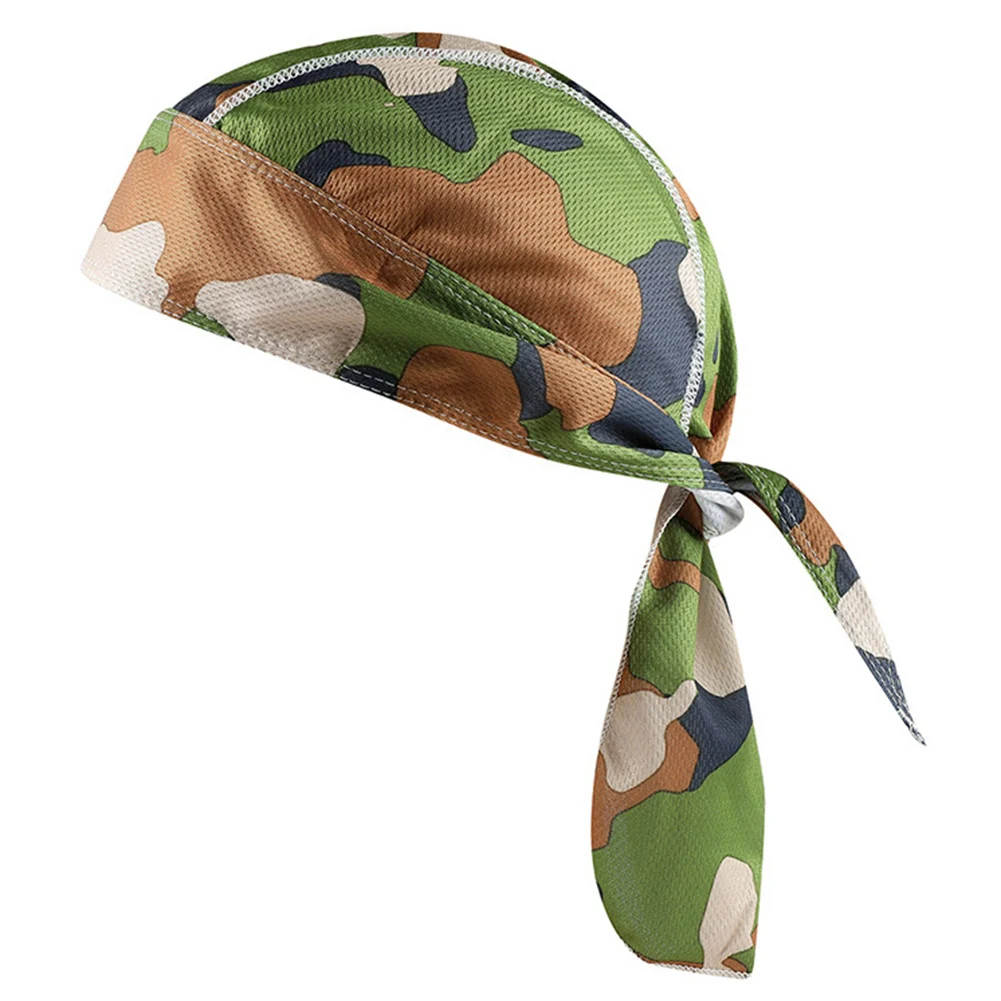 Quick Dry Head Scarf Pure Cycling Cap Summer Men Running Riding Bandana Headscarf Pirate Hat Hood Headband Camouflage