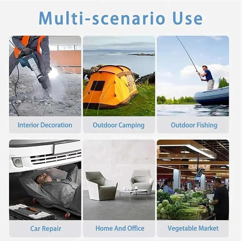 Ventilador de acampamento portátil alimentado ventilador de chão de mesa para makita 18v 20v bateria de lítio (sem bateria) ventilador recarregável resistente de 12 polegadas