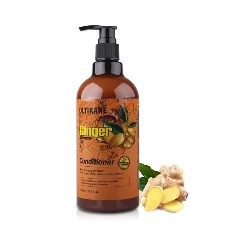 Treament Ginger Hair Conditioner Anti - Hair Loss Keep Health and Powerful 500ML Mineral Free Oil