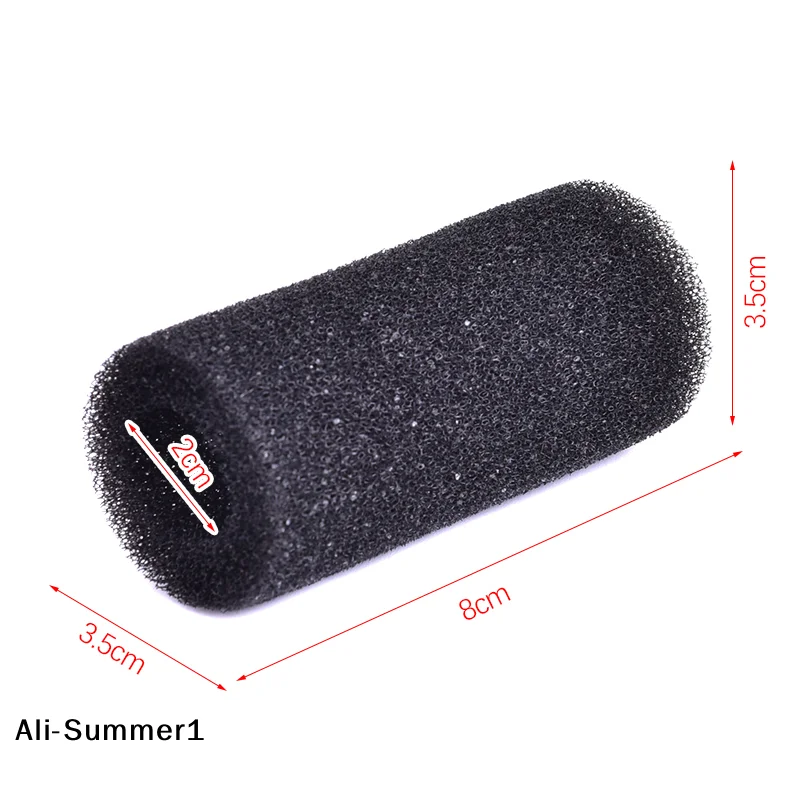 【E】5Pcs L Size Black Sponge Aquarium Filter ProtectorCover For Fish Tank Inlet Pond