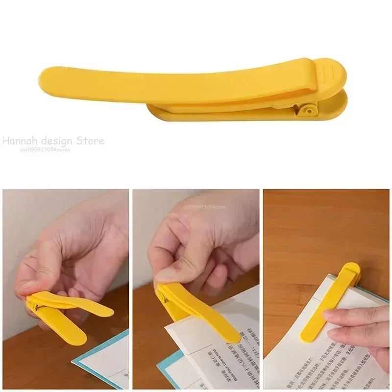 With Page Bookmark Clip Silicone Simple Book Insert Memory Follow Page Bookmark Automatic Record Page Reading Tool