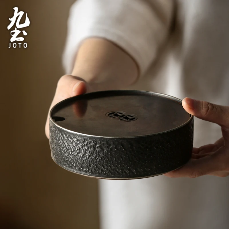 JOTO Variety of styles and uses Easy to Clean Vintage Handmade Dry Bubble Tea Tray HPR0049