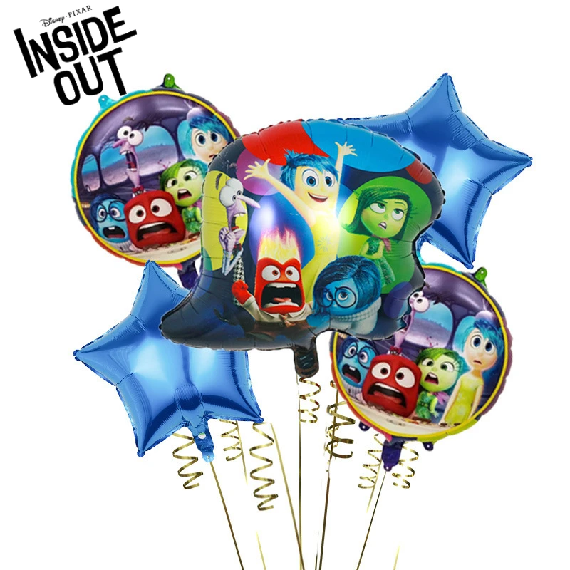 

Disney Inside Out Theme Balloon Bouquet Set Birthday Party Supplies Colorful Latex Balloons for Girls Boys Home Outdoor Decor