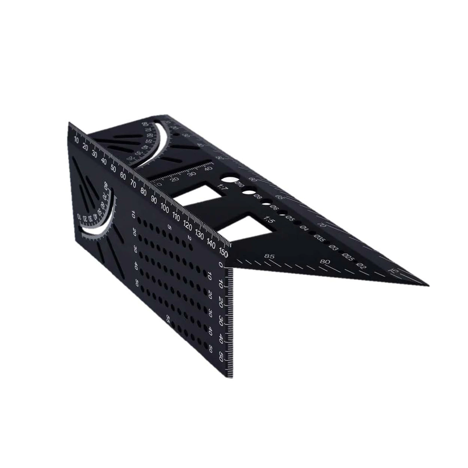 

DASQUA 45 90 Degree Woodworking Square Marking Gauge Carpenter Tool Ruler Layout Miter Multifunctional Angle