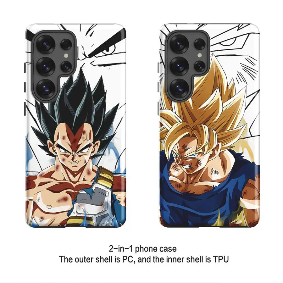 Phone Case for Samsung Galaxy S26 S24 Ultra S20 FE A56 S23Ultra A26 A36 S25Ultra A16 S23 Soft Cover Capa Dragons Ball Anime Cool