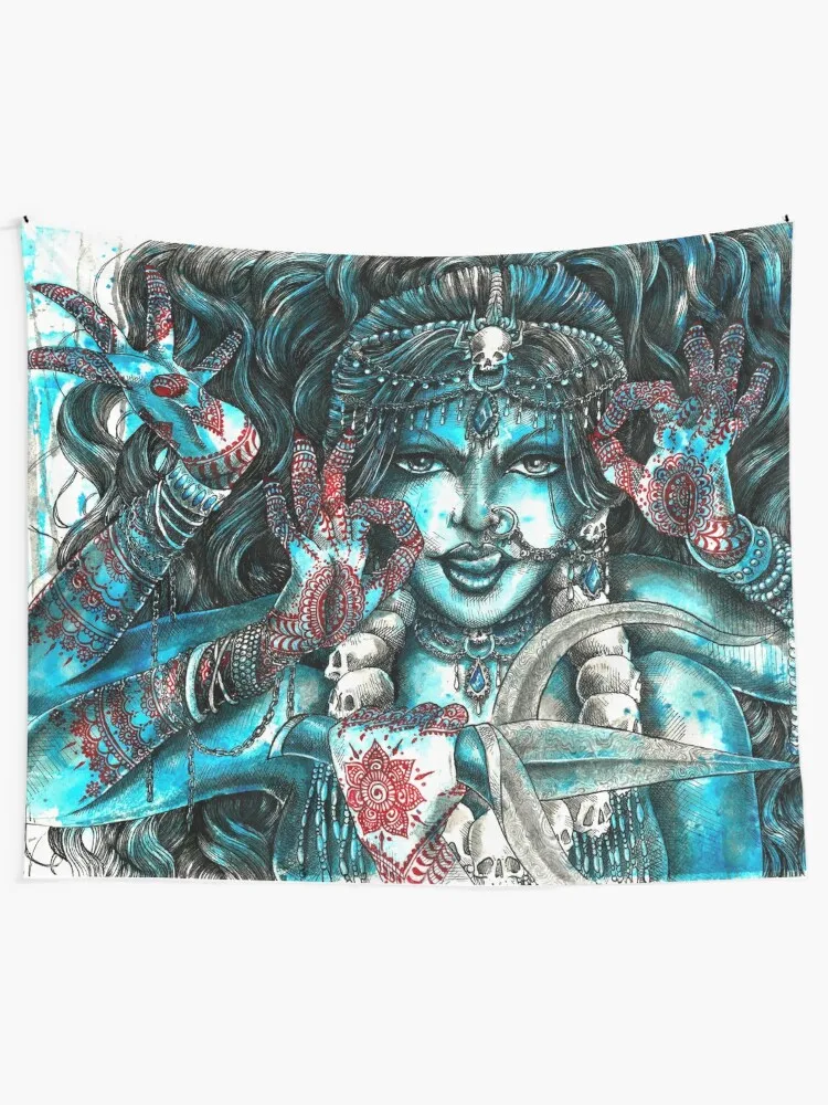 Goddess Kali Tapestry Room Aesthetic Decor Aesthetic Room Decor Korean Aesthetic Tapestry Aesthetic Room Decor