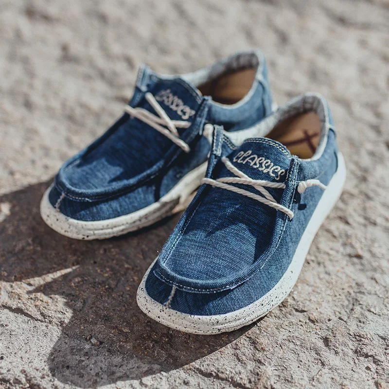 2023 Summer Men Canvas Shoes Espadrilles Breathable Casual Shoes Men Loafers Comfortable Ultralight Lazy Boat Shoes Big Size 48