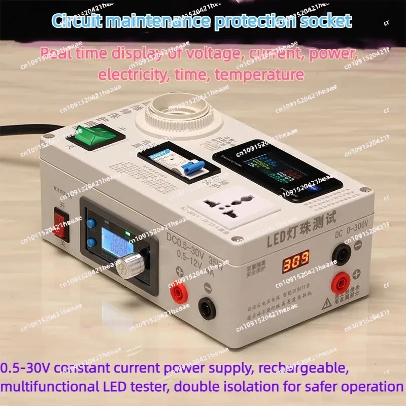 Suitable for Power Induction Cooker TV Power Meter Ammeter LED Test Electrical Maintenance Protection Socket Switch